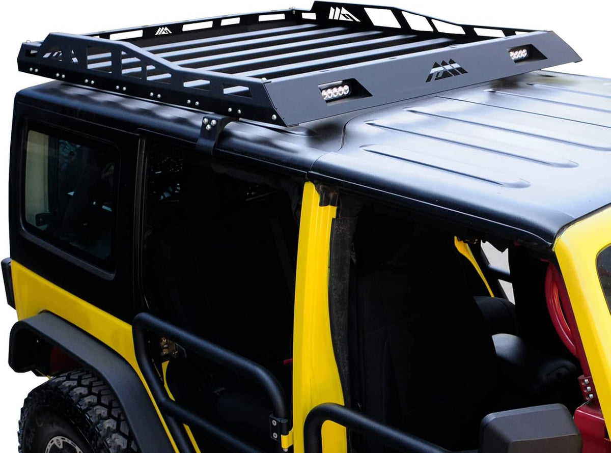 Roof Rack Cargo Carrier Basket for Wrangler JK Y4983