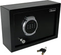 Metal Security Cabinet with Programmable Lock, 0.28 Cubic Feet, Pack of 2 R471